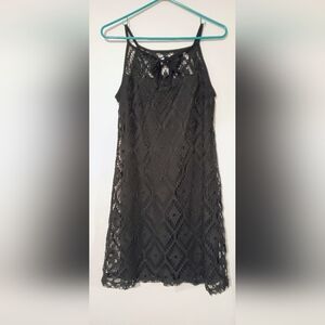 Elegant Black Lace Dress